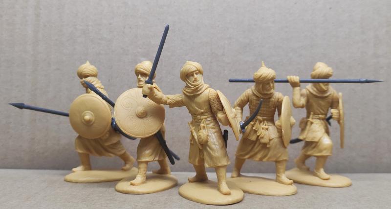 Arab Spearmen (Medieval)--9 figures #7