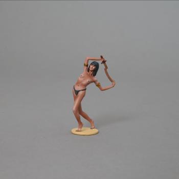 Image of Egyptian Female Sword Dancer #1--single figure with single sword--RETIRED--LAST TEN!!