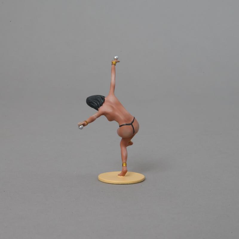 The Juggler--single Egyptian female figure with two silver balls--TEN IN STOCK. #4
