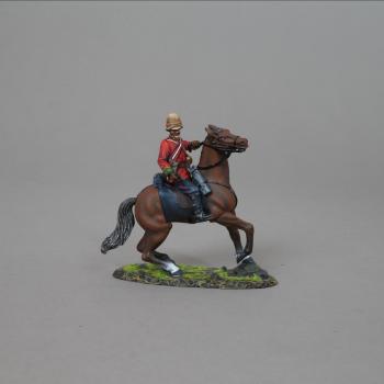 Image of Mounted British Officer Firing His Pistol, The Scramble for Africa--single mounted figure--RETIRED--LAST ONE!!
