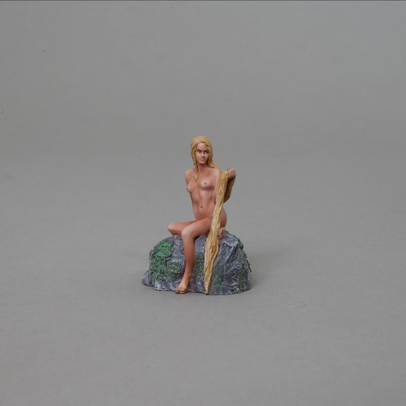 Rapunzel (All Grown Up), Myths, Legends, and Biblical--single seated female figure on rock--TWO IN STOCK. #3