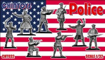 Image of Police--eight American figures in eight poses (The Untouchables) -- AWAITING RESTOCK!