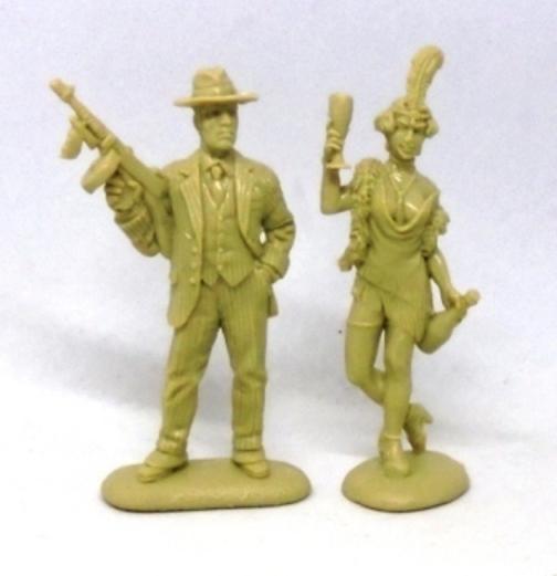 Gangsters--eight American gangster figures in eight poses (The Untouchables)--Awaiting Restock. #1