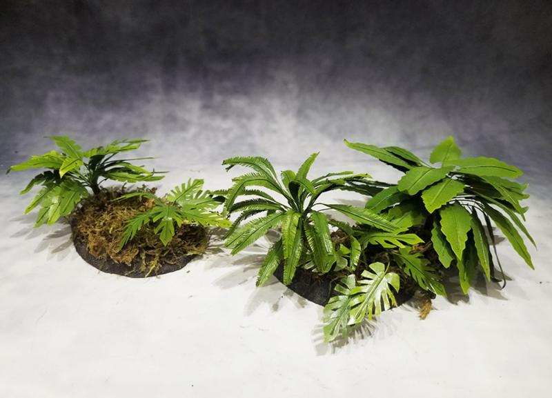 Jungle Plants (2 pack)--size of each base appr. 100mm x 70mm. #1