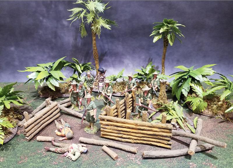 Jungle Plants (2 pack)--size of each base appr. 100mm x 70mm. #3