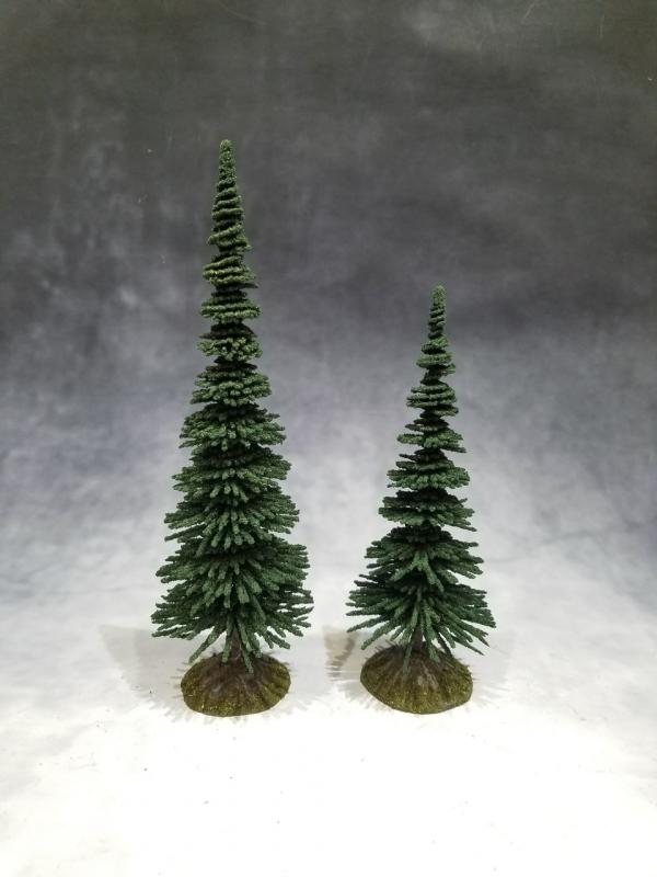 Fir Trees (Dark Green) (2 pack)--approx. 180mm and 230mm tall #1