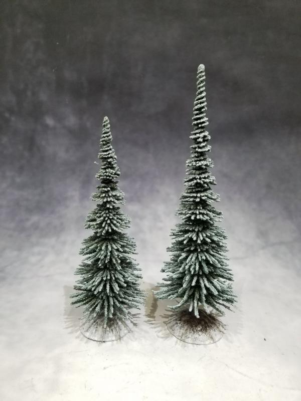Fir Trees (Winter) (2 pack)--approx. 180mm and 230mm tall #1