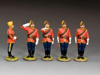 Image of Mounties On Parade (5 figure set)--five figures