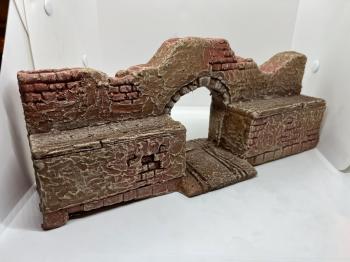 Image of Southwest Gate Wall--12 in. L x 5 in. H x 3.75 in. W--ONE IN STOCK.
