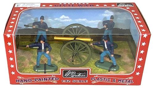 12 Pound Napoleon Cannon with 4 Union Artillery Crew--cannon and four figures #1