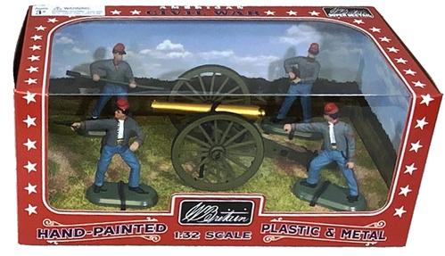 12 Pound Napoleon Cannon with 4 Confederate Artillery Crew--cannon and four figures #1