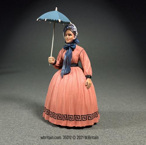 Miss Hannah, 1860s Woman Out For A Stroll--single figure #1