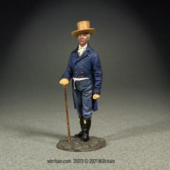 Image of Mr. Simmons, A Gentleman of Fashion, 1800-15--single figure