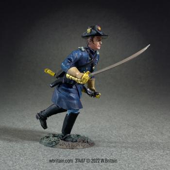 Image of Union Infantry Officer Advancing, No.2--single figure