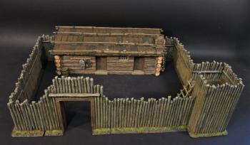 Image of The Fur Trading Post, The Fur Trade--16 pieces (Model size:  18 in. x 12.75 in. x 5 in.)--LAST TWO!!