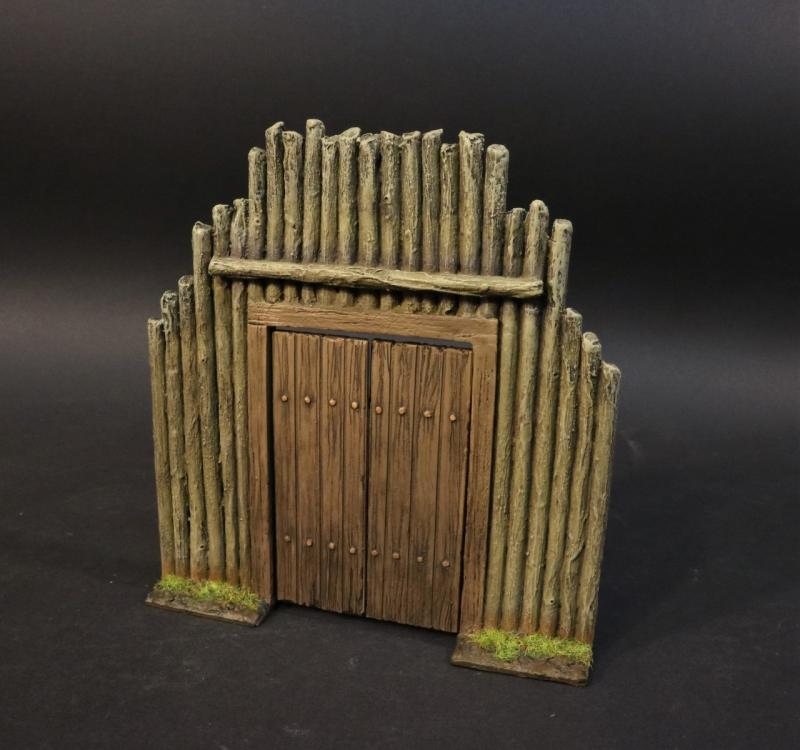 Gate, The Fur Trading Post, The Fur Trade--4 pieces (Model size:  5 .5 in. x 5 in. x 1.5 in.) #1