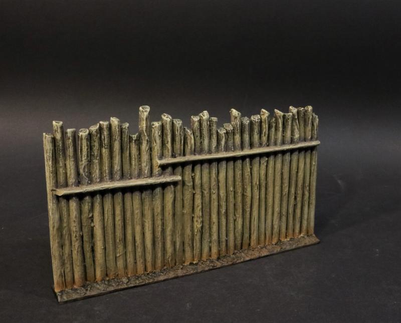 Straight Wall, The Fur Trading Post, The Fur Trade--single piece (Model size:  6.5 in. x 3.75 in. x 0.75 in.) #1