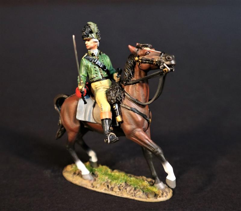 Lieutenant Colonel Banastre Tarleton, Tarleton's Raiders, The British Legion, The Battle of Cowpens, January 17th, 1781, The American War of Independence, 1775–1783--single mounted figure #1