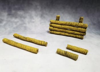 Image of Palm Logs and Defences (5-pack)--single wall and four logs -- AWAITING RESTOCK!