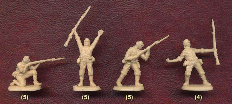 WWII Japanese Infantry--fifty figures in twelve poses--RETIRED--LAST ONE!! #3
