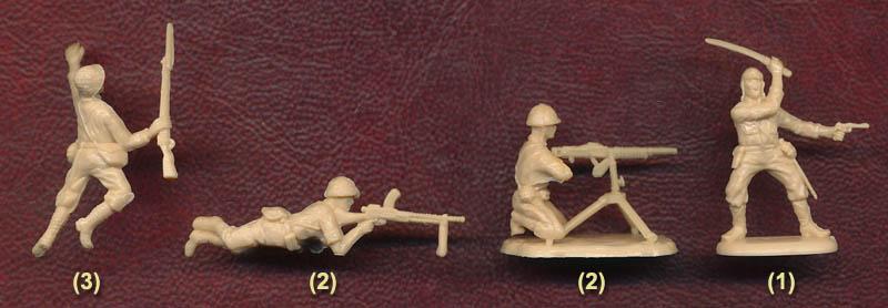 WWII Japanese Infantry--fifty figures in twelve poses--RETIRED--LAST ONE!! #4
