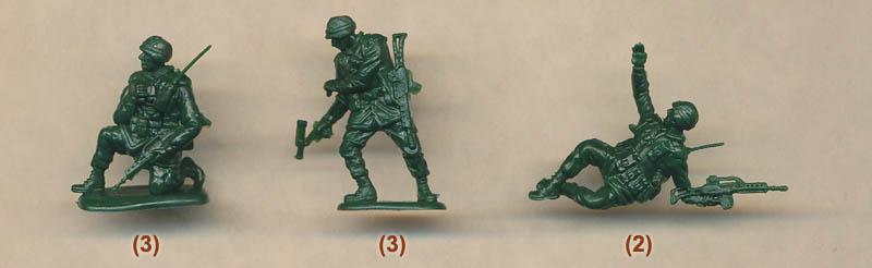Modern German Paratroopers--39 figures in 12 poses--RETIRED--LAST THREE!! #4