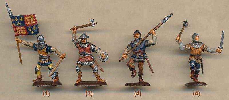 English Foot Soldiers--47 figures in 16 poses--RETIRED--LAST THREE!! #2