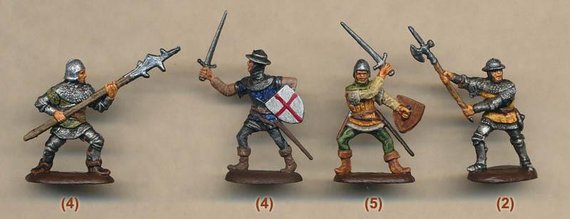 English Foot Soldiers--47 figures in 16 poses--RETIRED--LAST THREE!! #3