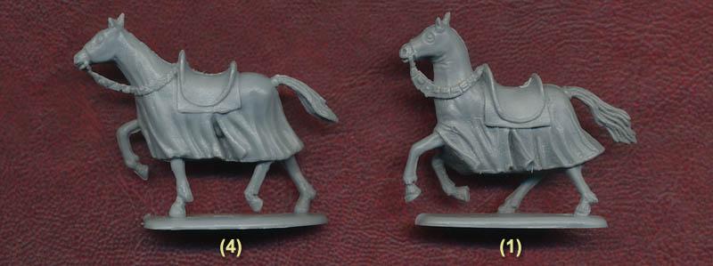 French Knights--29 foot figures, 6 mounted figures and 6 horses in 12 poses, 3 horse poses--RETIRED--LAST THREE!! #5