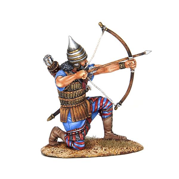 Ancient Assyrian Archer Kneeling Firing--single figure #1