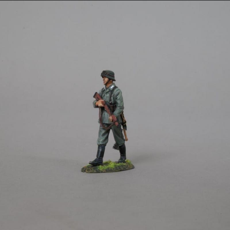 German Heer Soldier Marching with Rifle and Goggles Attached to Helmet--single figure--RETIRED--LAST THREE!! #2