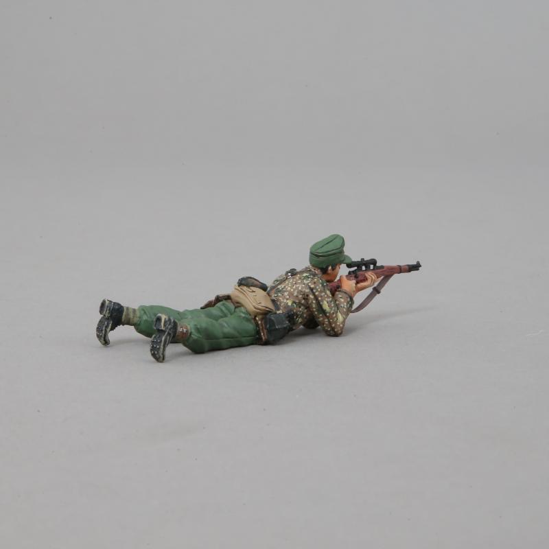 WWII German SS Sniper (lying prone, wearing flat cap)--single figure--RETIRED--LAST THREE!! #3