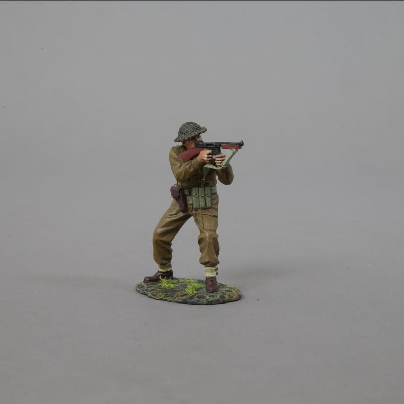 Aussie Soldier Standing Firing a Thompson MG (helmeted)--single figure--RETIRED--LAST FOUR! #1