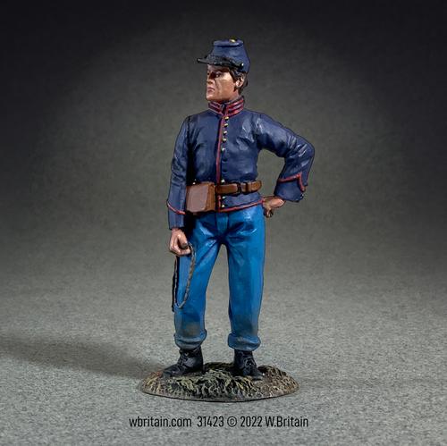 Union Artillery Crewman with Fuze Pouch and Lanyard--single figure #1