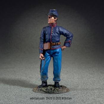 Image of Union Artillery Crewman with Fuze Pouch and Lanyard--single figure