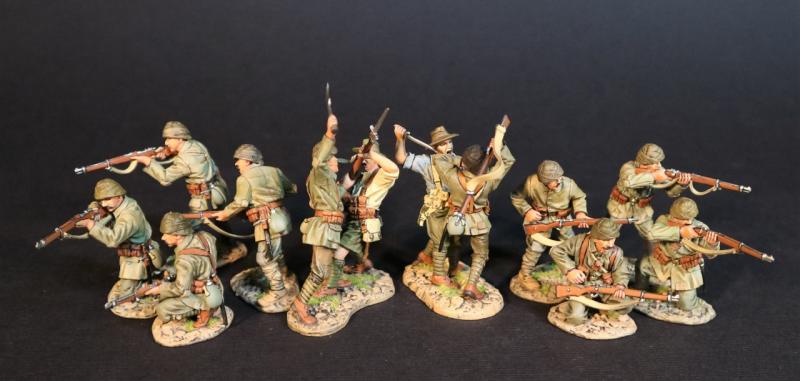 Twelve Soldiers, The Gallipoli Campaign 1915, The Great War, 1914-1918—twelve figures on ten bases #1