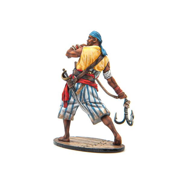 Caribbean Pirate with Grappling Hook--single figure #2