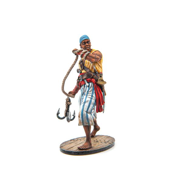 Caribbean Pirate with Grappling Hook--single figure #3