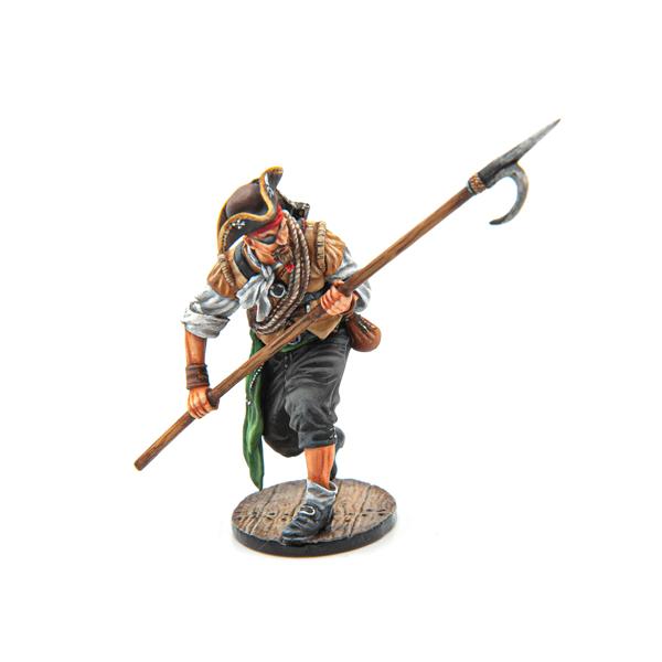 Pirate with Boarding Pike of Repelling--single figure #1
