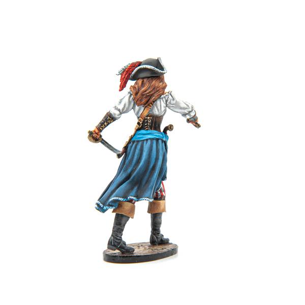 Female Pirate with Dual Cutlasses--single figure #3