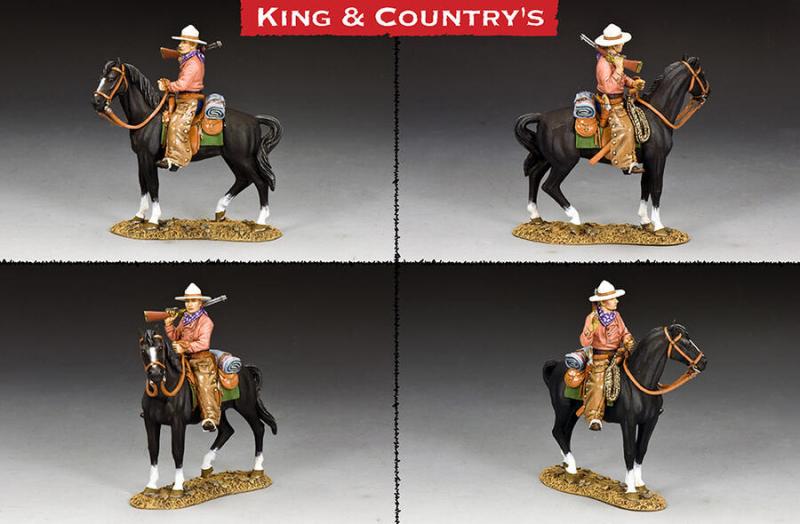 Guarding The Herd--single mounted cowboy figure #2