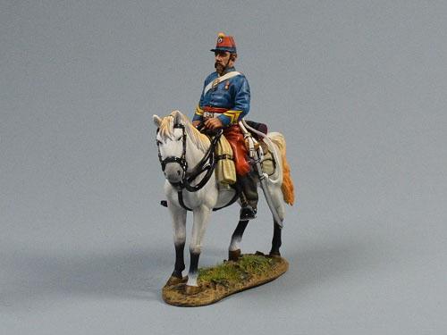 Jean-Auguste Margueritte, Général de division, 1st Chasseurs d'Afrique Regiment--single mounted figure #1