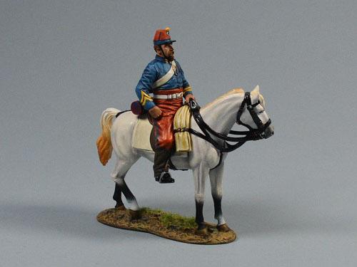 Jean-Auguste Margueritte, Général de division, 1st Chasseurs d'Afrique Regiment--single mounted figure #3