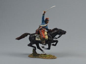 Chasseurs d'Afrique Trooper Charging Forward with Sword--single mounted figure Chasseurs d'Afrique Trooper Charging Forward with Sword--single mounted figure #47356