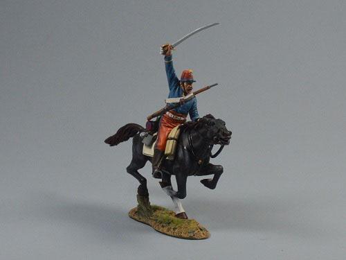 Chasseurs d'Afrique Trooper Charging Forward with Sword--single mounted figure #2