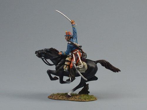 Chasseurs d'Afrique Trooper Charging Forward with Sword--single mounted figure #3