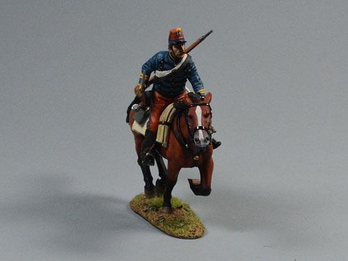 Chasseurs d'Afrique Trooper Moving Forward with Sword--single mounted figure #2