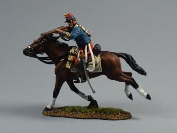 Chasseurs d'Afrique Trooper Advancing Firing--single mounted figure with carbine Chasseurs d'Afrique Trooper Advancing Firing--single mounted figure with carbine #47358