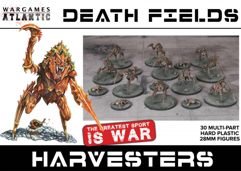 28mm Death Fields: Harvesters Alien Bugs--30 figures #1