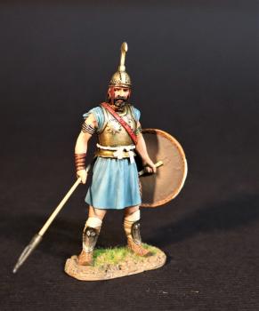 Aeneas, Troy and Her Allies, The Trojan War--single figure with spear and shield Aeneas, Troy and Her Allies, The Trojan War--single figure with spear and shield #47371